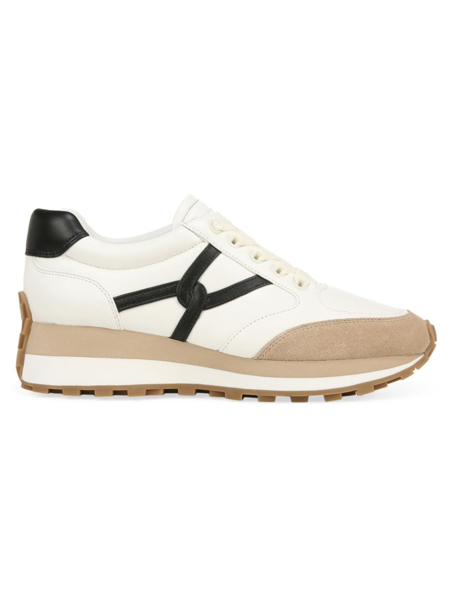 Valentina Leather Low-Top Sneakers | Saks Fifth Avenue