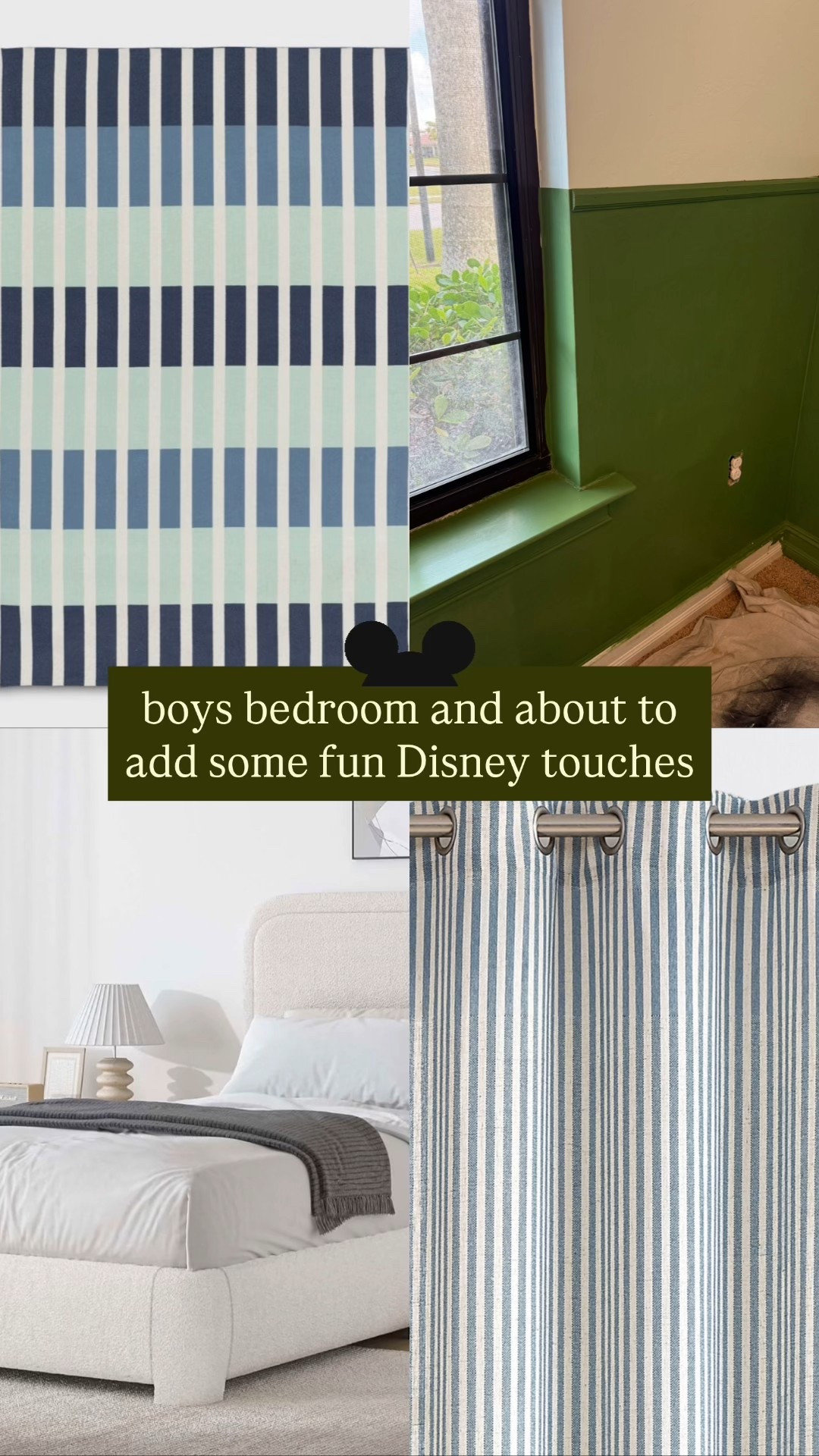 Working on updating my boys bedroom. Since they share a room trying to find a shared theme and it’s Disney! So can’t wait to add some magical, whimsy touches 🖤

#LTKHome #LTKmomlife #LTKKids