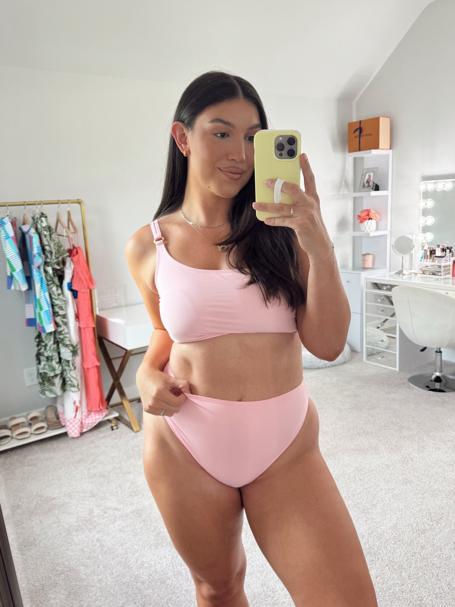 Love this high waisted one should swimsuit! The bottom and top come in a bunch of different cuts too🩷

Swimsuit, two piece swimwear, midsize swimwear, curvy swimsuit, koraru

#LTKMidsize #LTKFindsUnder100 #LTKSwim