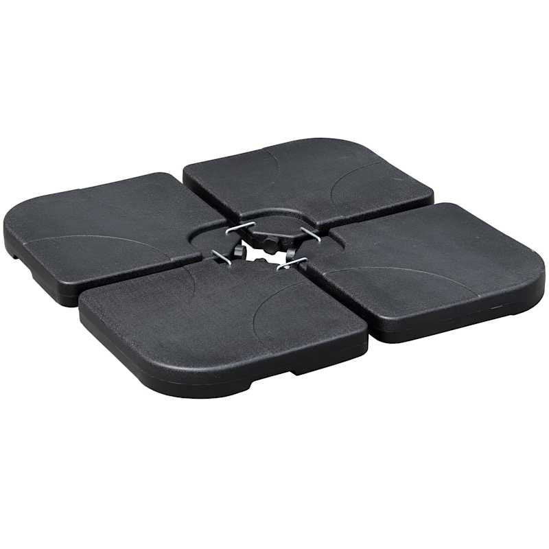 Offset Plastic Free Square Umbrella Base, 130lb | At Home