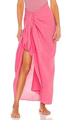 MIKOH Toyama Sarong in Guava Pop from Revolve.com | Revolve Clothing (Global)