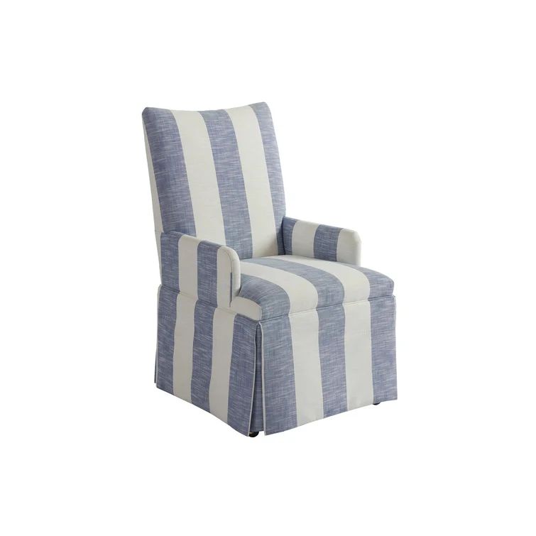 Mackenzie Arm Chair in Blue/White | Wayfair North America