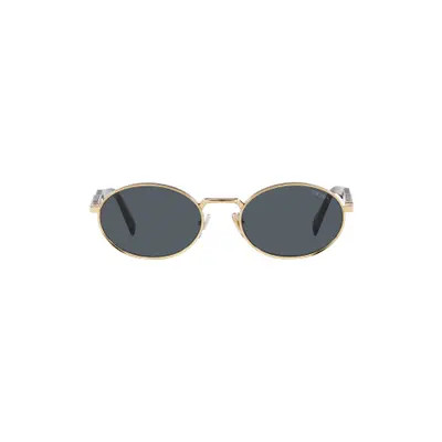 Prada 55mm Oval Sunglasses in Black at Nordstrom | Nordstrom