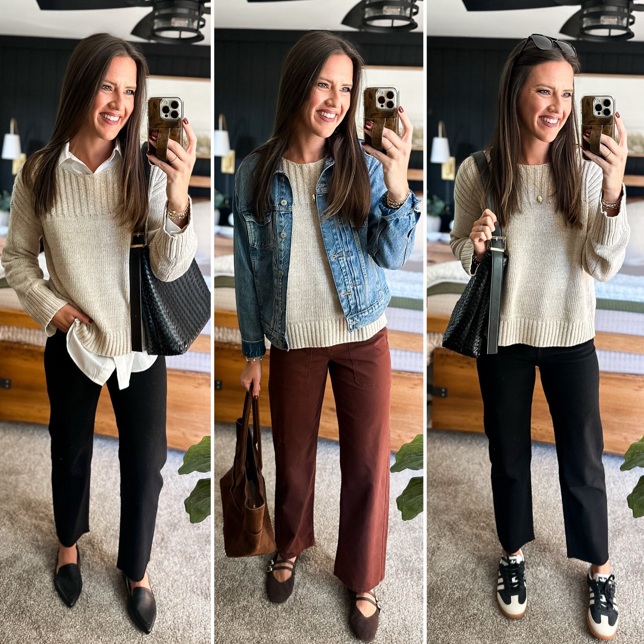 Fall Capsule Wardrobe - Oatmeal Sweater (size small) 