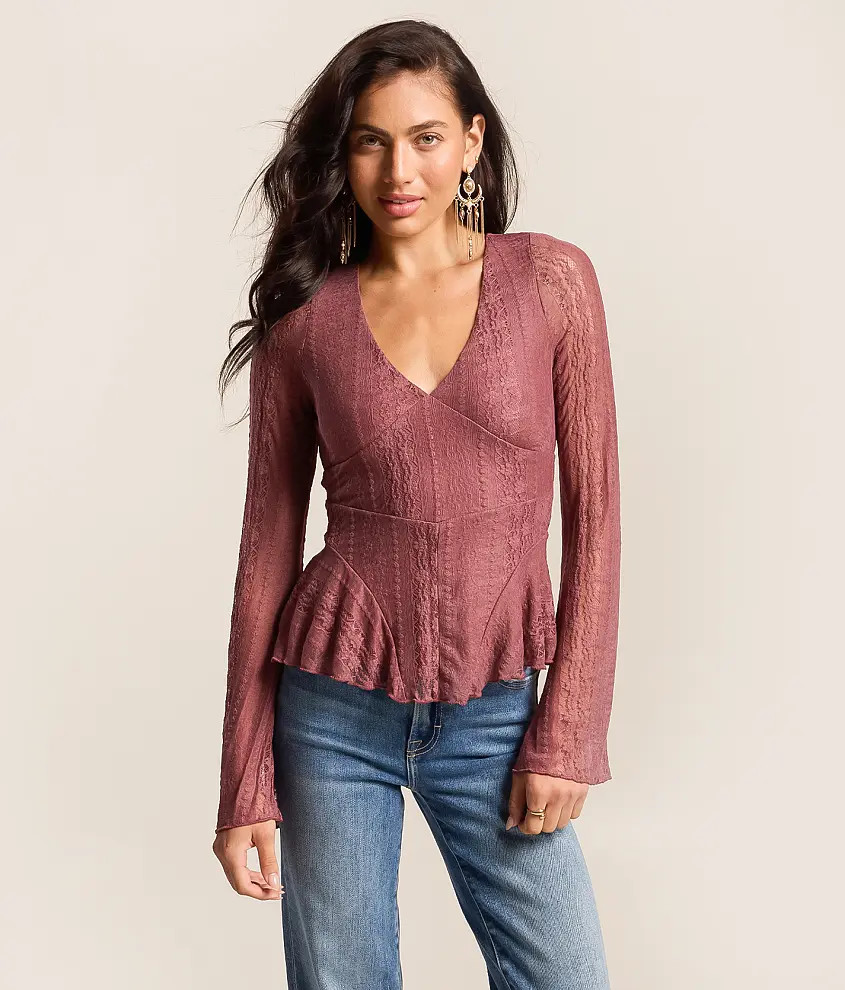 Ruffle Lace Top | Buckle