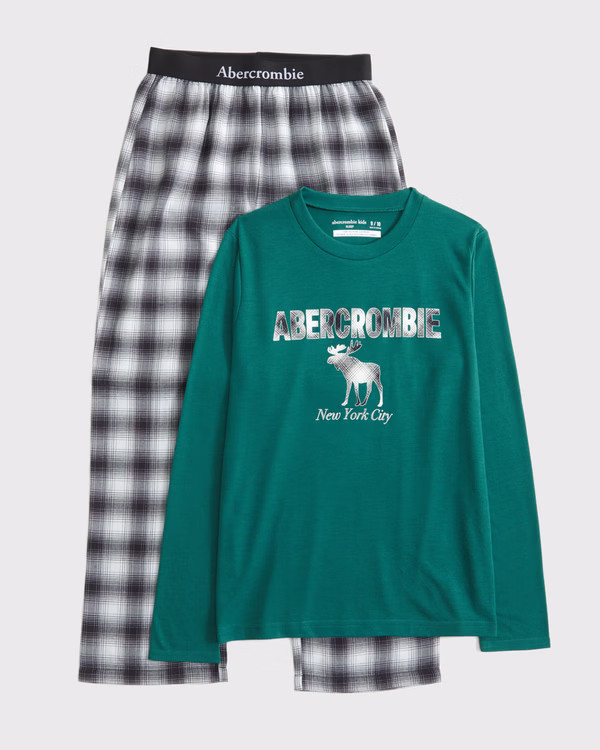 flannel pajama set | Abercrombie & Fitch (US)