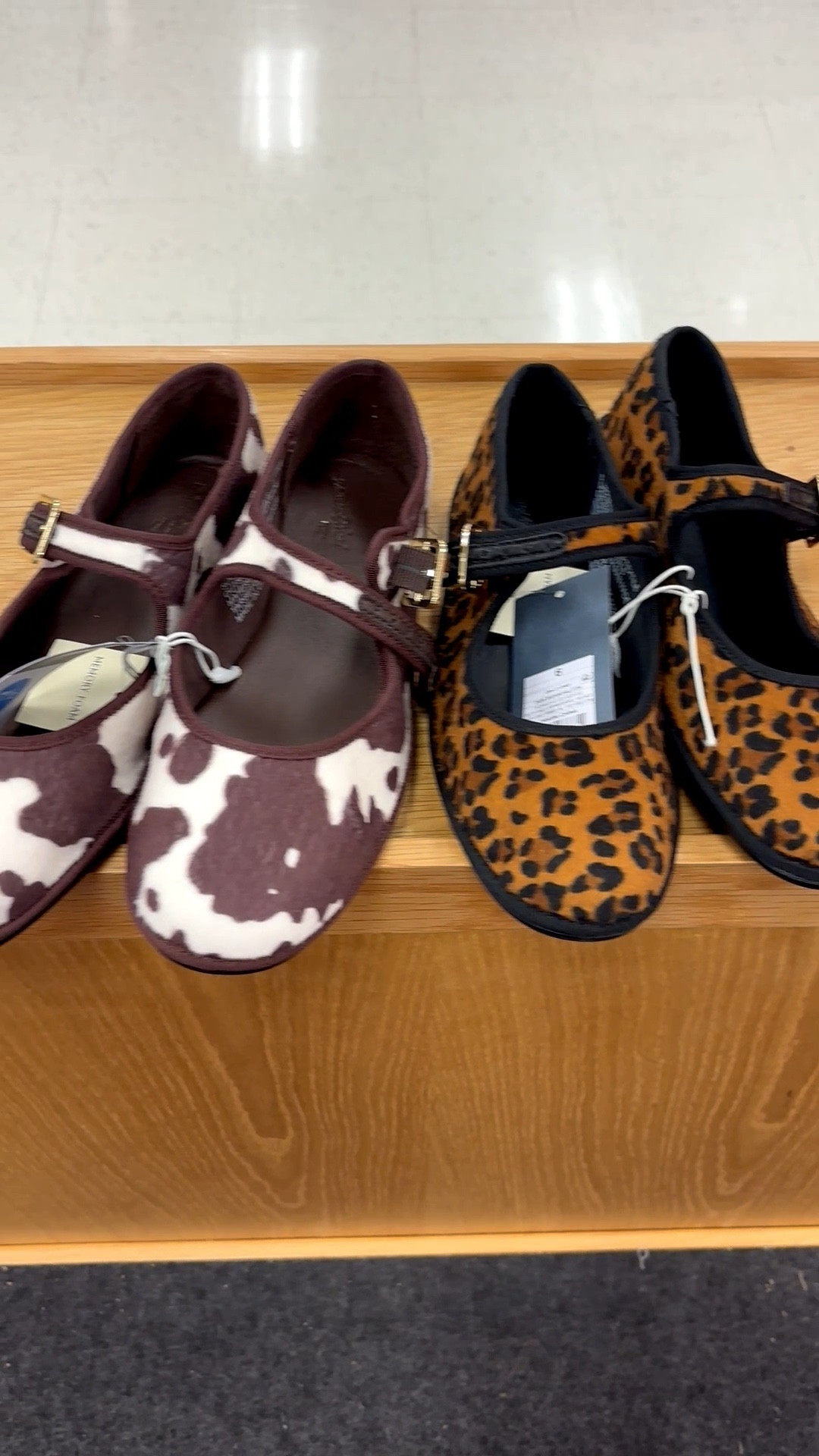 Found the cutest Mary Janes at Target! In both of the trending patterns for this Fall season. Which print would you pick? 
•
•
•
#targetstyle #target #maryjanes 

#LTKFindsUnder50 #LTKFallSale #LTKStyleTip