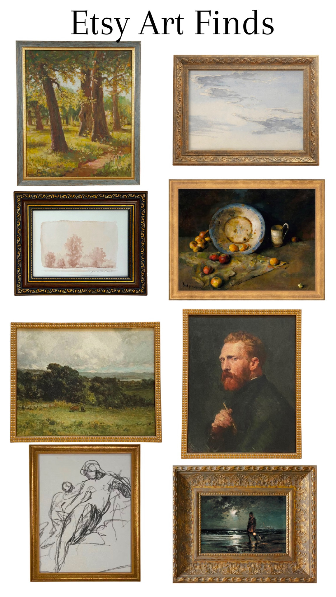 Framed vintage art print, oil painting, sketch

#LTKCyberweek #LTKstyletip #LTKhome