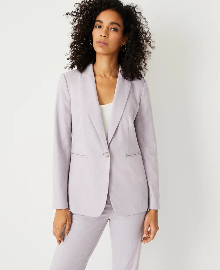 The Notched One-Button Blazer | Ann Taylor (US)