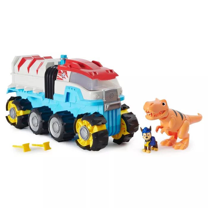 PAW Patrol Dino Rescue Dino Patroller Motorized Team Vehicle with Exclusive Chase and T-Rex Figur... | Target