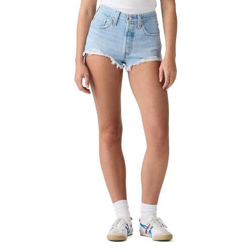 Levi's Women's 501 Micro Short, (New) Ojai Luxor Heat (Shrink-to-fit), 26, Standard | Amazon (US)