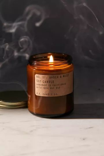 P.F. Candle Co. Amber Jar Soy Candle | Urban Outfitters (US and RoW)