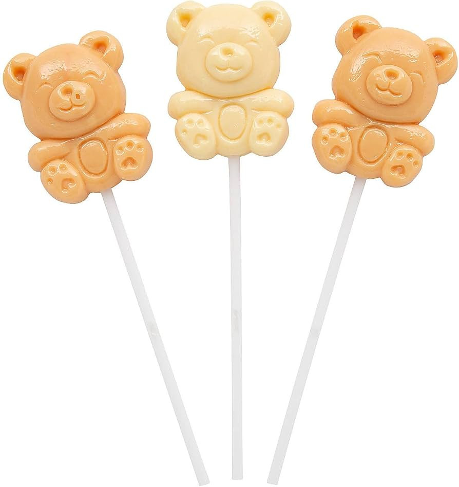 Teddy Bear Lollipops - 12 Pieces | Amazon (US)