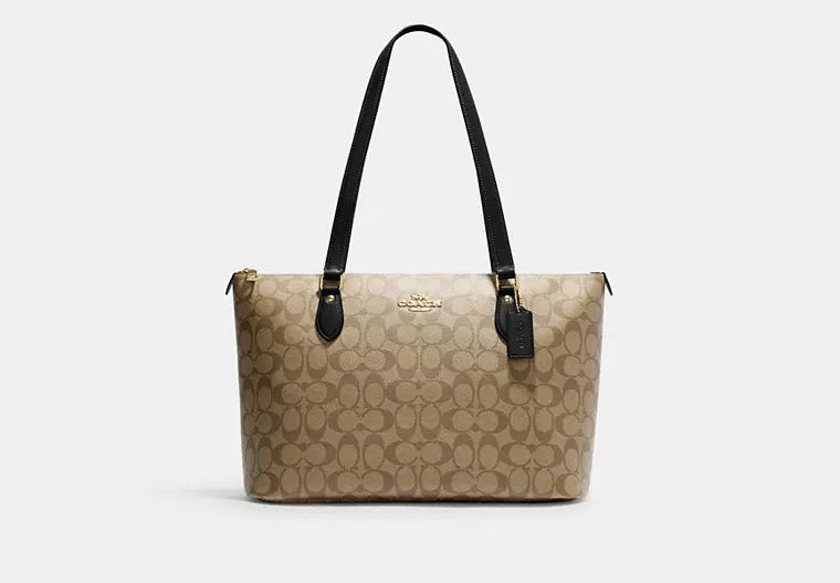 Gallery Tote Bag In Signature Canvas | Coach Outlet