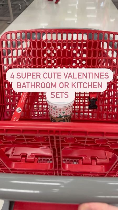 Valentines bathroom and kitchen rug and towel sets at target 

#LTKhome #LTKSeasonal #LTKHoliday