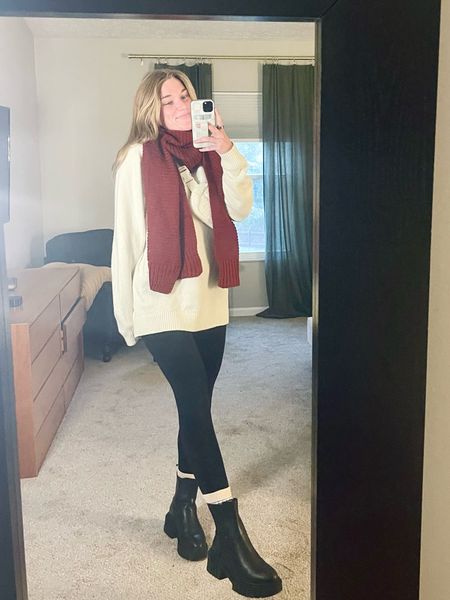 #oversizedsweater #target #blackbooties #amazon #fashion #redscarf #knitted #beltbag #sherpabag #under15 #winterfashion #comfychic #holidays #winterfashion

#LTKGiftGuide #LTKHoliday #LTKSeasonal