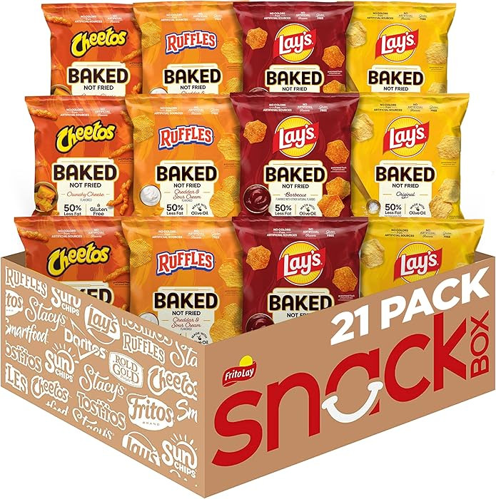 Frito-Lay Baked Variety Pack, 0.875 Ounce Snack Bags (Pack of 21) | Amazon (US)