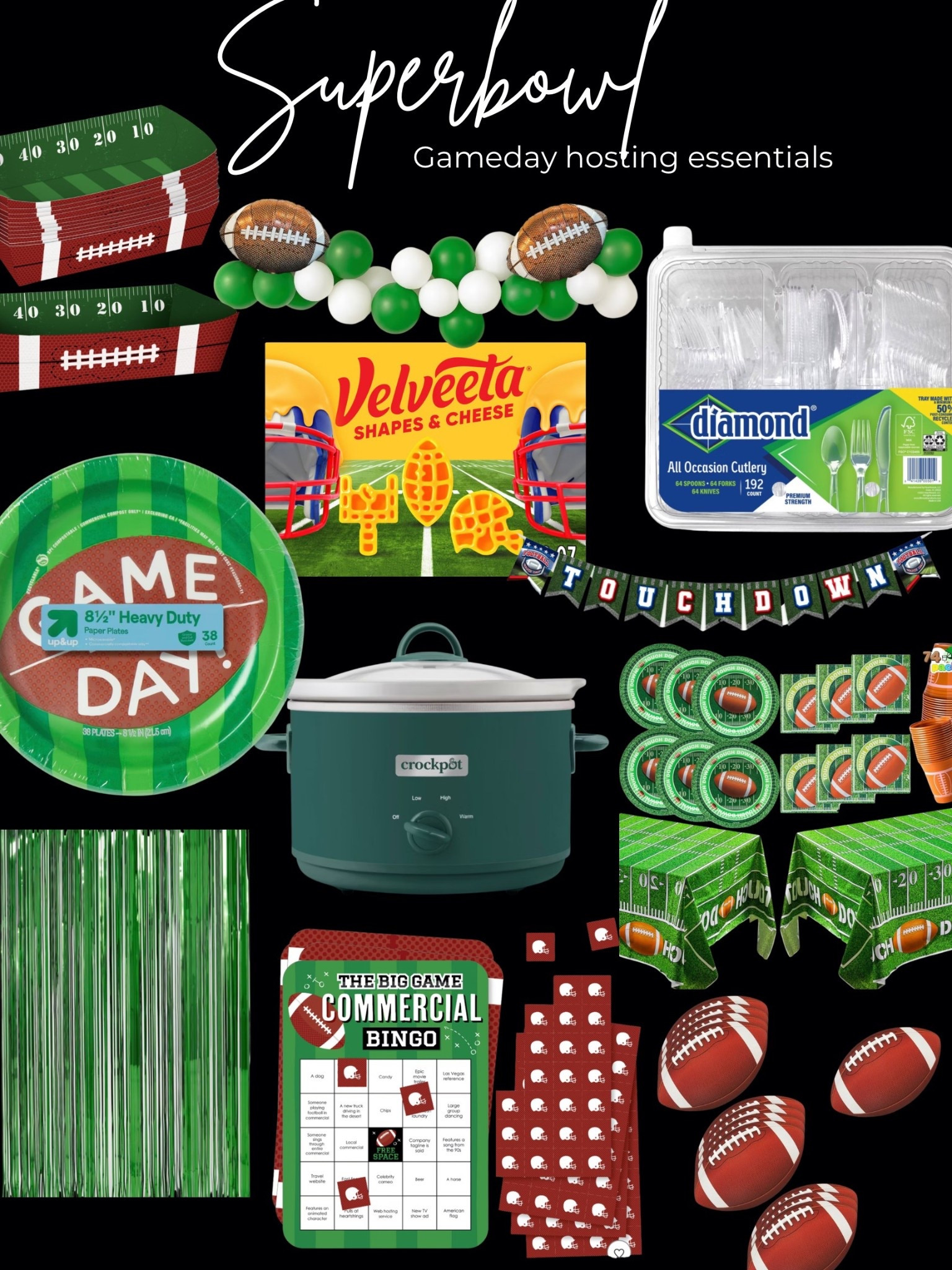 Super Bowl gameday hosting essentials!🏈

#LTKFindsUnder50 #LTKfoodie #LTKSeasonal