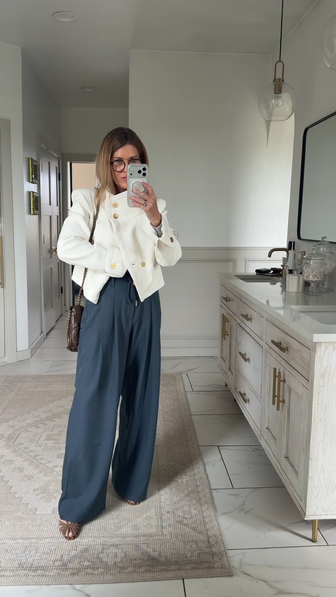 Small jacket and small pants

#LTKOver40