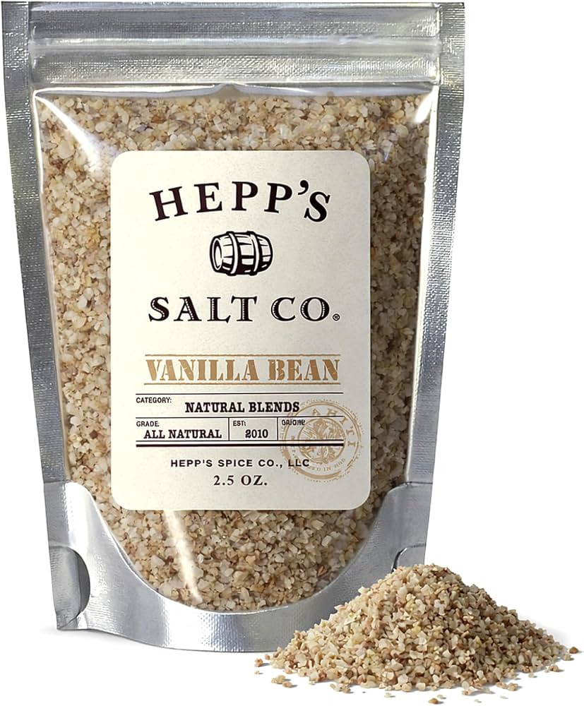 HEPP'S Salt Co. VANILLA BEAN SALT | Vanilla Salt for Baking, 2 oz | Amazon (US)