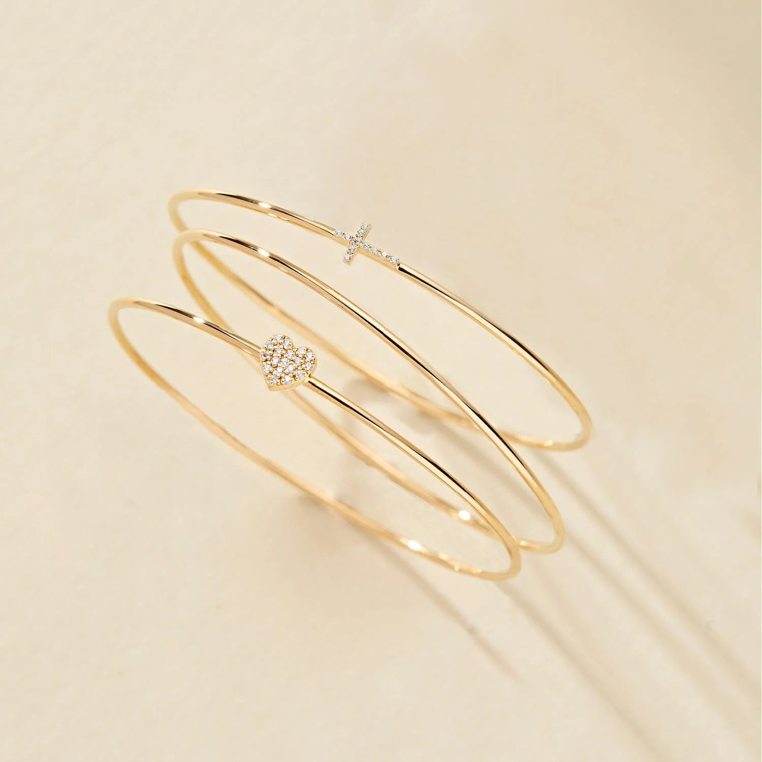 Bracelet Bundle - Set of 3 (Heart, Cross + Classic) | Tiny Tags (US)