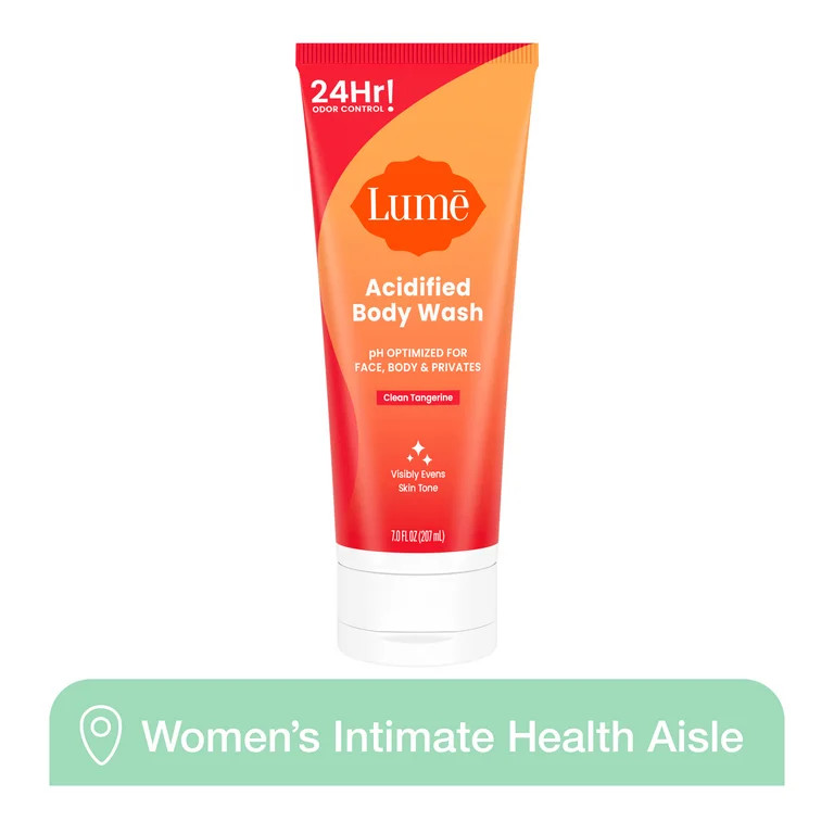 Lume Acidified Body Wash Tube - Clean Tangerine - 7 fl oz | Walmart (US)