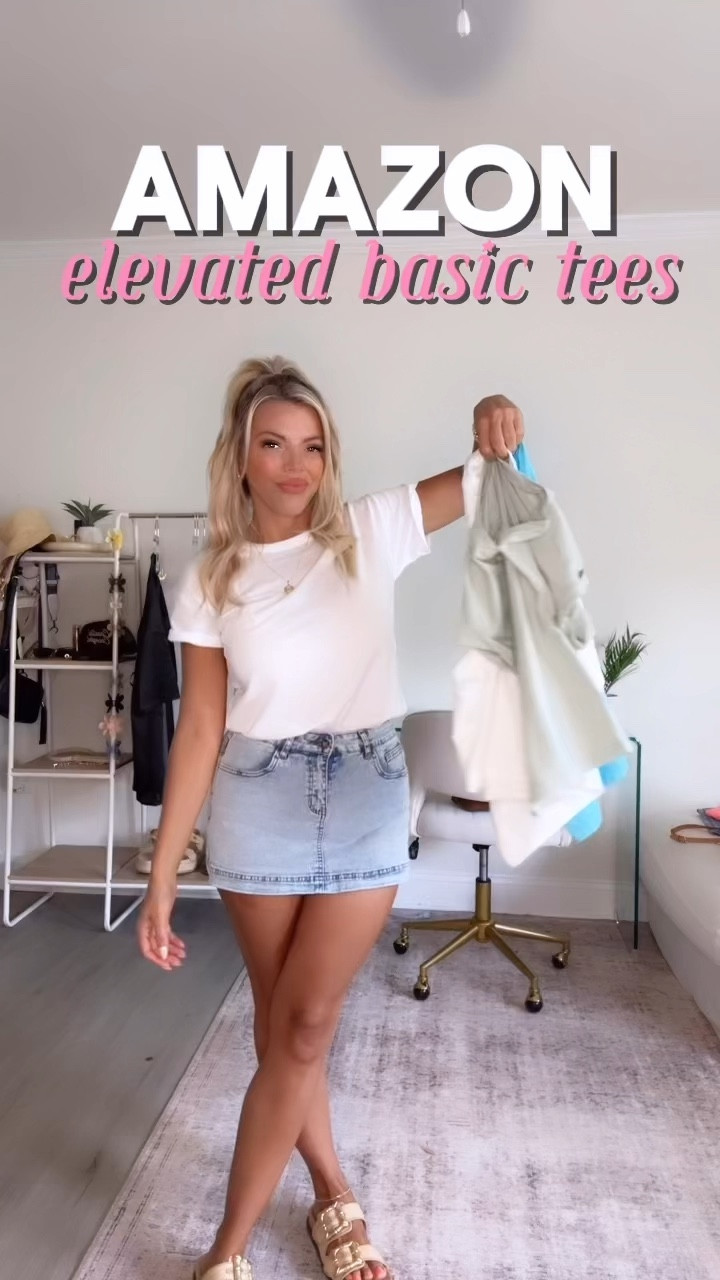 Obsessed with these elevated basic cropped tees, I love the v-neck, the rolled sleeves and the length hits at just the right spot- especially for my shorter torso babes🤌🏼🙋🏼‍♀️ I did a size small, under $20 and lots of color options, perfect with denim shorts for a cute and casual summer fit or dress them up with linen pants for fall🫶🏼 


#LTKStyleTip #LTKFindsUnder100