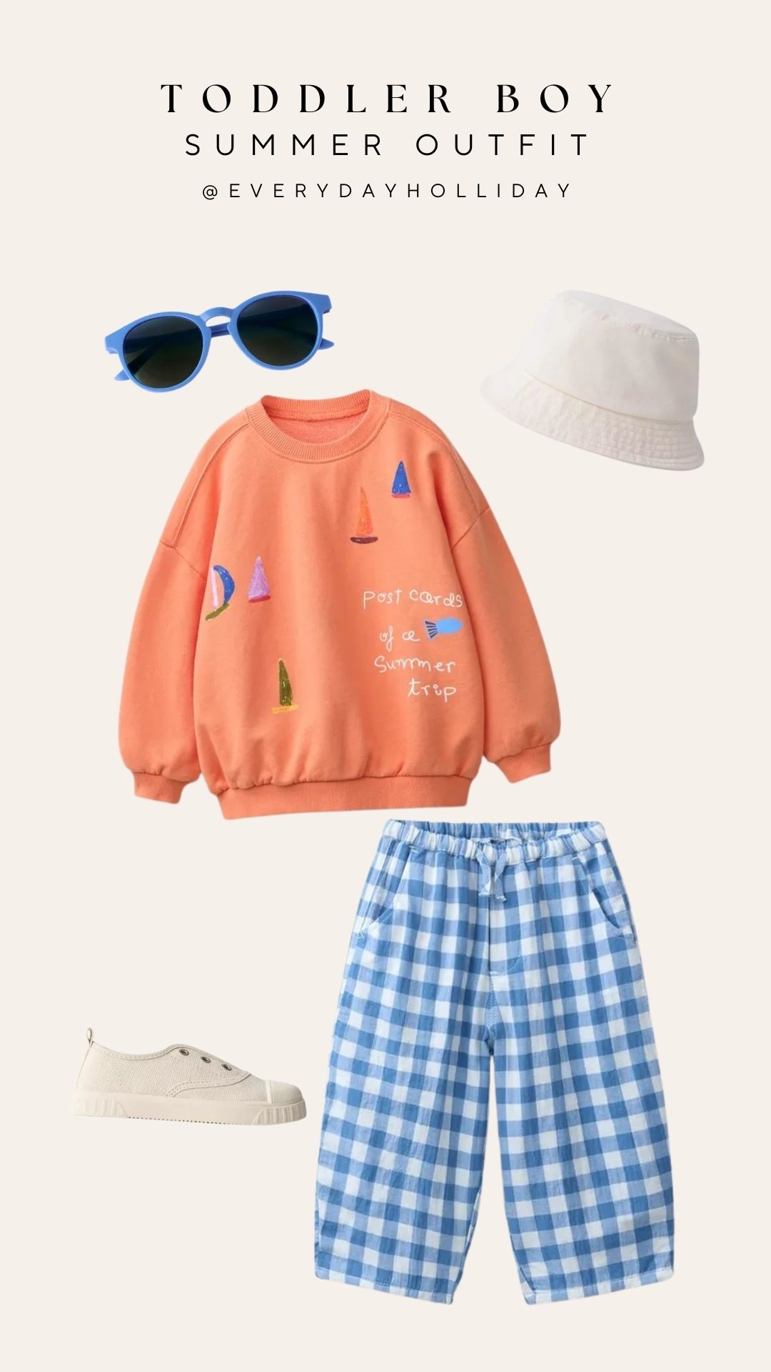 The “postcards of a summer trip” sweatshirt from Zara kids is genuinely one of the cutest things I’ve ever seen on a toddler. Paired with blue gingham wide-legs and the little blue sunnies — I can’t handle it.

#LTKootd #LTKBaby #LTKKids