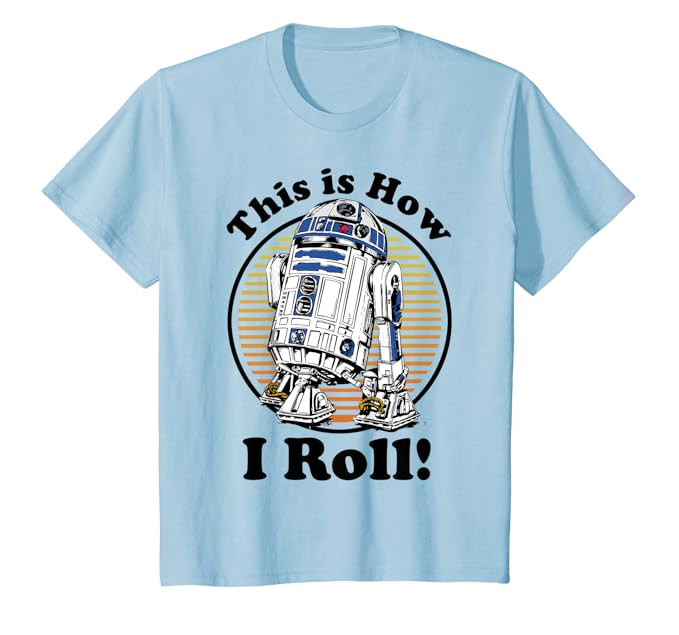Star Wars R2-D2 Retro This Is How I Roll Graphic T-Shirt | Amazon (US)