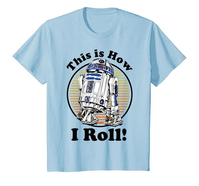 Star Wars R2-D2 Retro This Is How I Roll Graphic T-Shirt | Amazon (US)