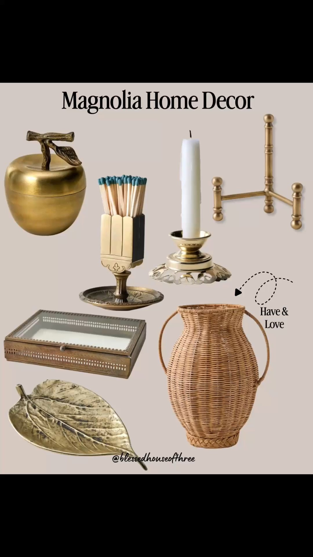 Magnolia home decor finds that bring that collected, vintage-inspired look into your home—and some of my picks are currently on sale! I’m loving all of the warm antique brass, natural wood, woven textures and creamy neutral finishes in these Magnolia home finds. These are such beautiful pieces for adding character without overwhelming a neutral space, whether you’re styling a console table, coffee table, entryway, bookshelf, kitchen or living room. I included decorative trays, candleholders, woven decor, vases, tabletop accents and other timeless pieces that make it easy to get that cozy, elevated Magnolia style for fall and beyond. Fall home decor. Tap through to shop all of my Magnolia home decor picks and check the current prices—some are marked down right now!

#LTKHome #LTKSeasonal #LTKSaleAlert
