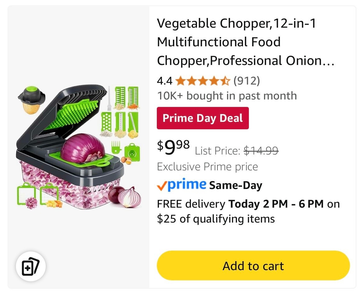 Veggie chopper on major sale 

#LTKSaleAlert #LTKParties #LTKHome