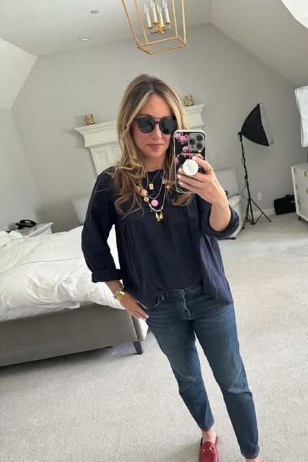 For a perfect spring day this lightweight top seemed like a good choice. It’s an oldie but goodie. I found similar for you. And I’m really loving these fun necklaces from perle by Lola too. 

#LTKStyleTip #LTKSeasonal #LTKWorkwear