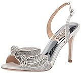 Amazon.com | Badgley Mischka Women's Rennie Heeled Sandal, Nude, 8 | Heeled Sandals | Amazon (US)