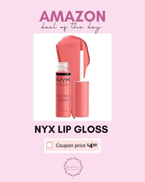 If you love a glossy lip for summer, this NYX lip gloss for $5 or less at checkout. It has that smooth, buttery feel that glides on effortlessly and gives your lips the prettiest shine without feeling thick or sticky. This buttery gloss is a must-have to complete your look! NYX, lip gloss, make up 

 #LTKgrwm #LTKSaleAlert #LTKBeauty