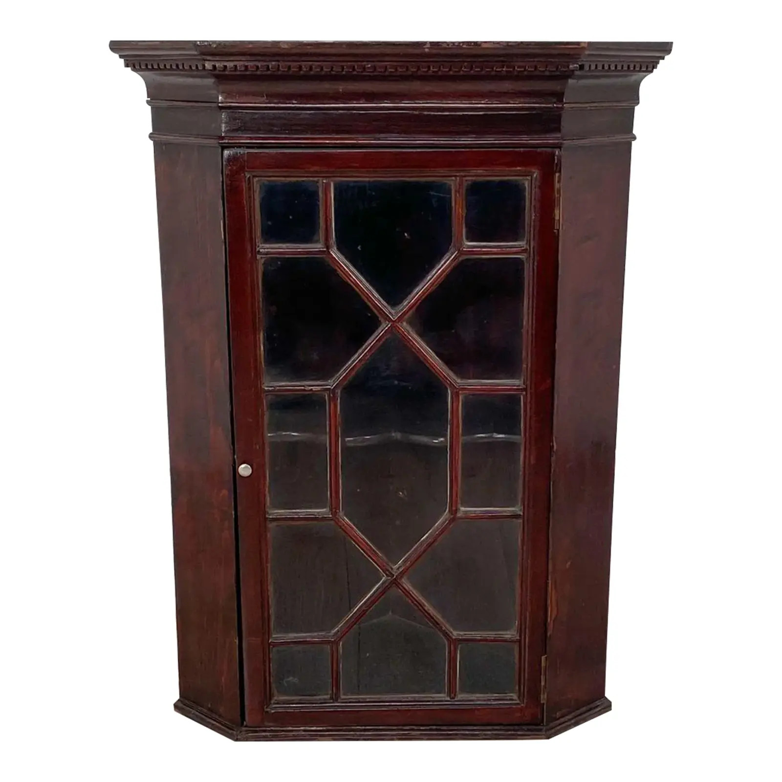 Small Georgian Corner Cabinet in Mahogany, Circa 1830 | Chairish