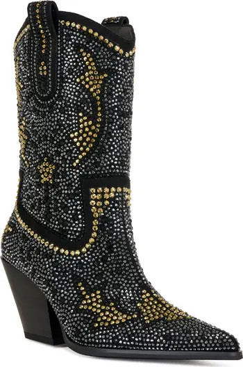 AZALEA WANG Scott Pointed Toe Western Boot (Women) | Nordstrom | Nordstrom