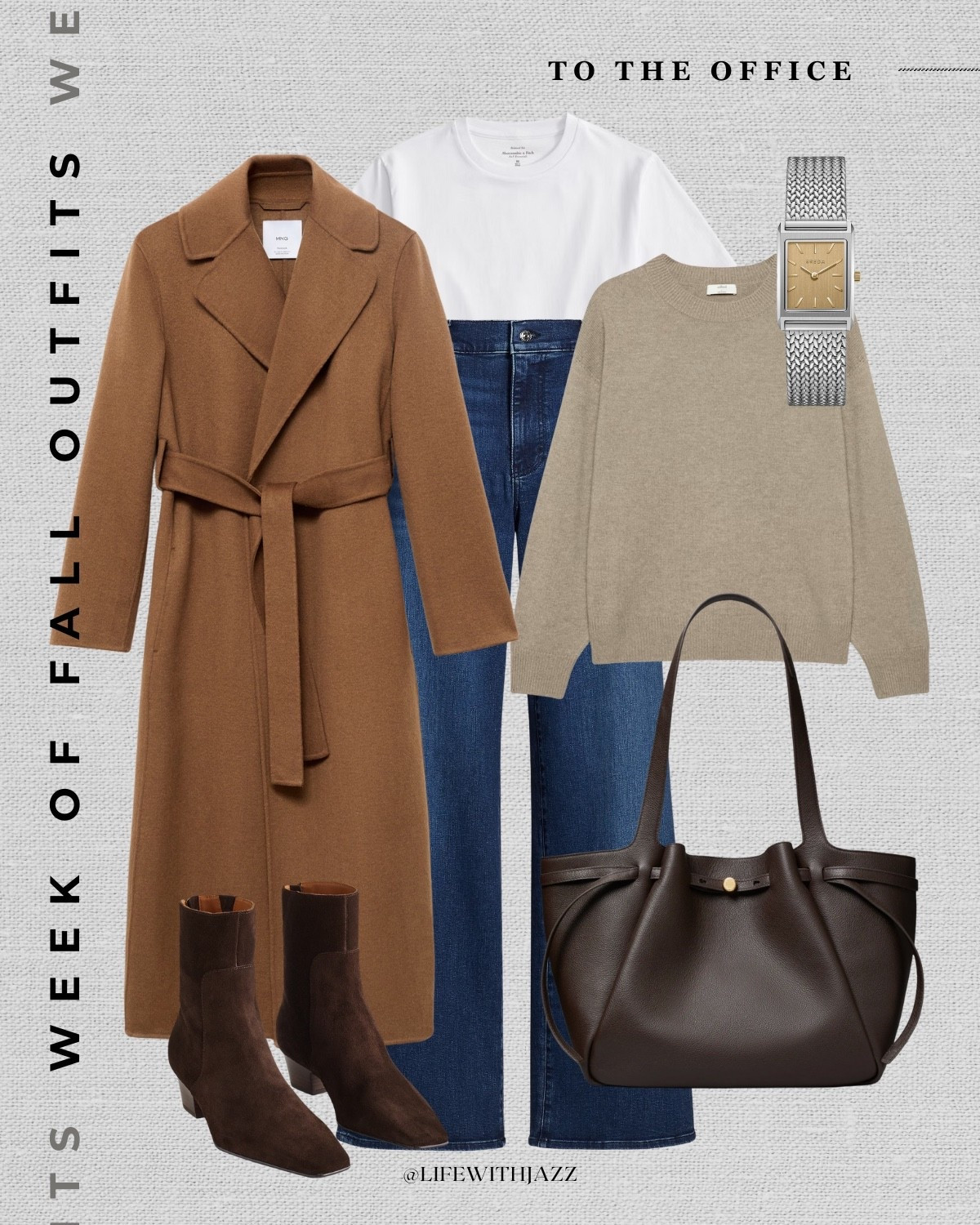 A week of fall outfits 

Fall style / fall fashion / work outfits / office outfits / long coat / cashmere sweater / dark blue wide leg jeans / suede booties / Tory Burch leather tote bag 

#LTKStyleTip #LTKWorkwear #LTKSeasonal