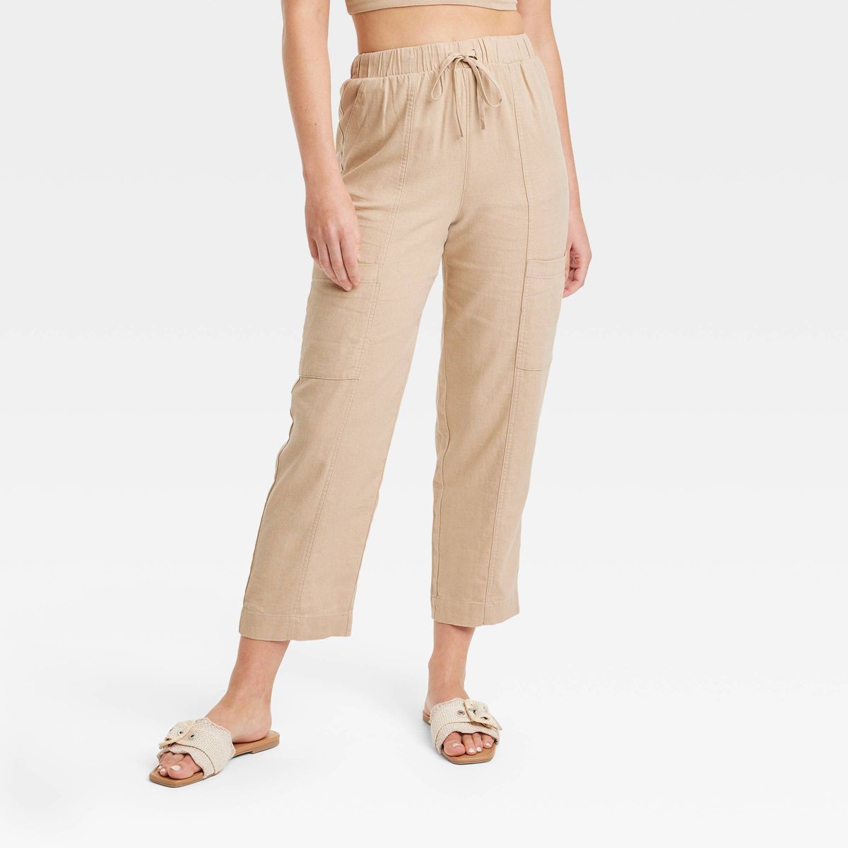 Women's High-Rise Pull-On Tapered Pants - Universal Thread™ | Target