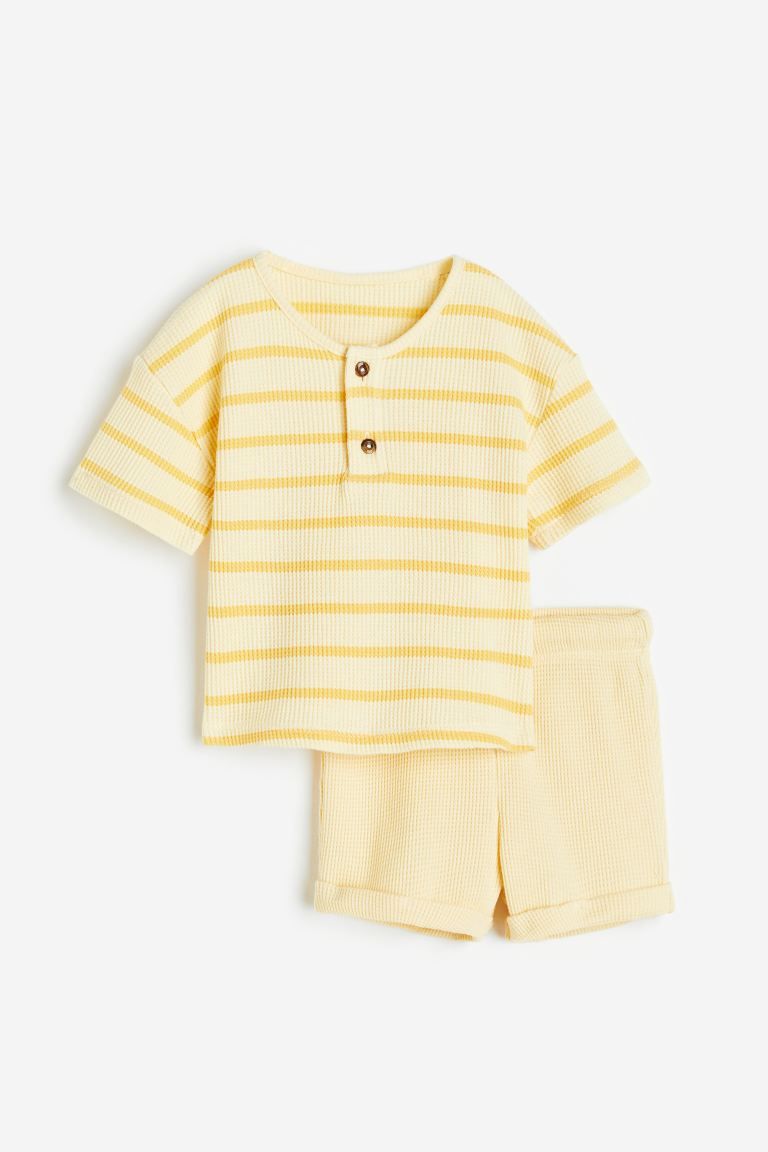 2-piece Waffled Set | H&M (US + CA)