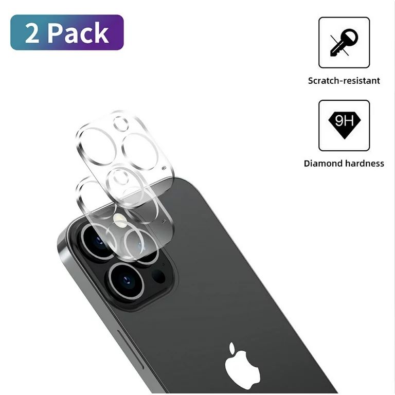 Htwon 2Pack Camera Lens Protector for iPhone 13 Pro Max/13 Pro Tempered Glass Camera Screen Prote... | Walmart (US)