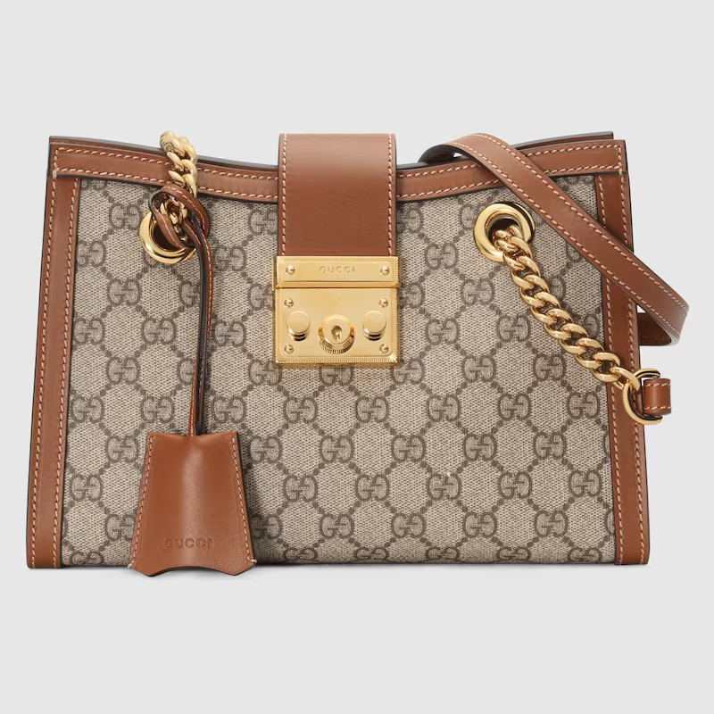 GUCCI Padlock Medium Tote Bag, Beige, GG Canvas | Gucci (US)