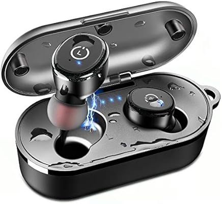 TOZO T10 Bluetooth 5.0 Wireless Earbuds with Wireless Charging Case IPX8 Waterproof TWS Stereo He... | Amazon (US)