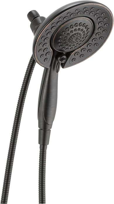 Delta Faucet 5-Spray Touch-Clean In2ition 2-in-1 Dual Hand Held Shower Head with Hose, Venetian B... | Amazon (US)
