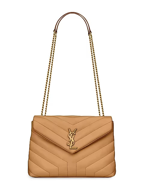 Saint Laurent Loulou Small Chain Bag in Quilted ''Y'' Leather | Saks Fifth Avenue