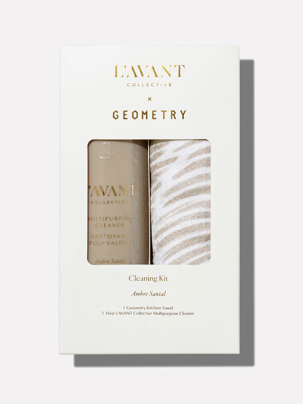 L'AVANT x Geometry Cleaning Kit - Ambre Santal | L'AVANT Collective