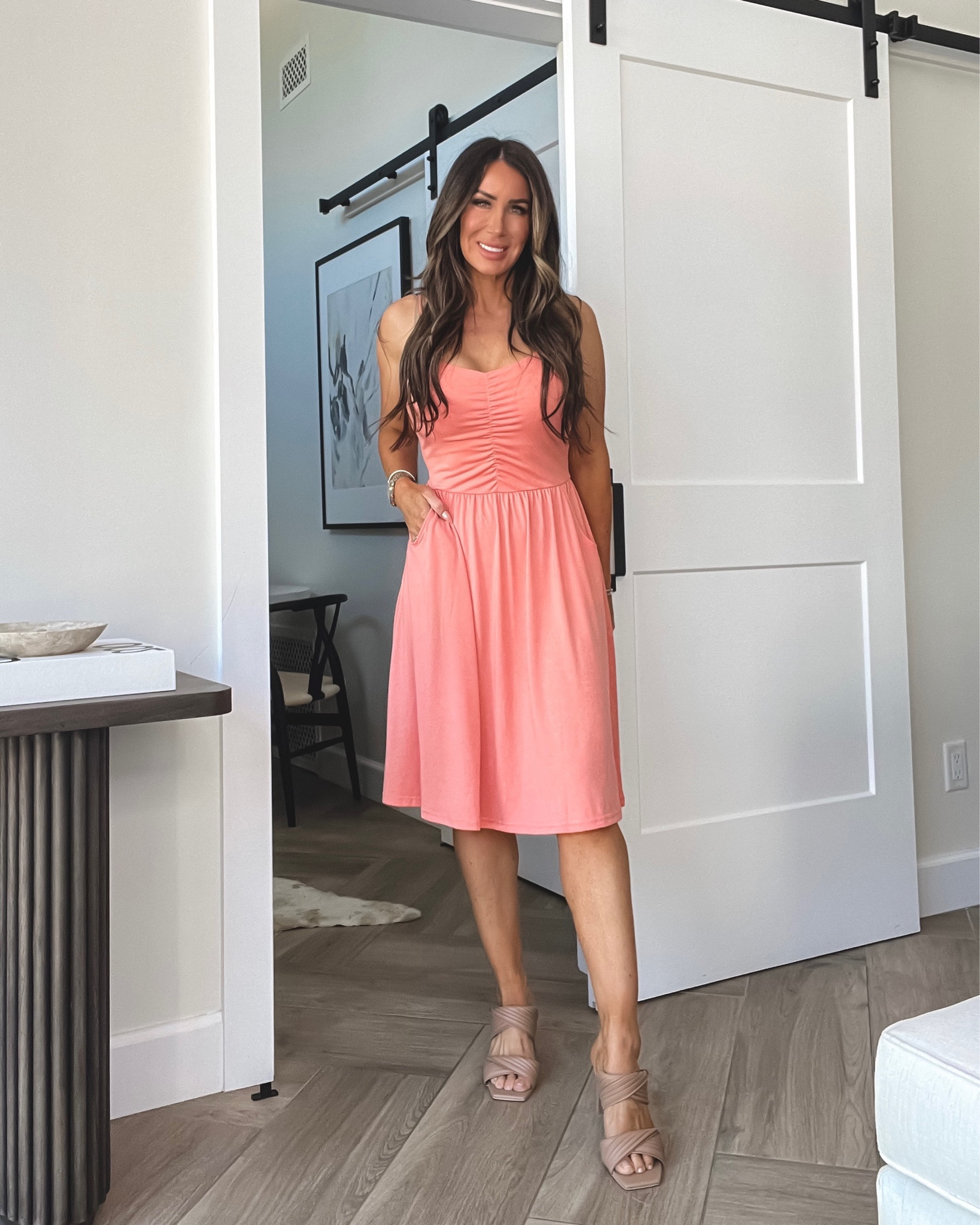 Amazon spring dress
Coral dress sz small
Sandals tts 
Mother’s Day outfit idea 



#LTKFind #LTKstyletip #LTKunder50
