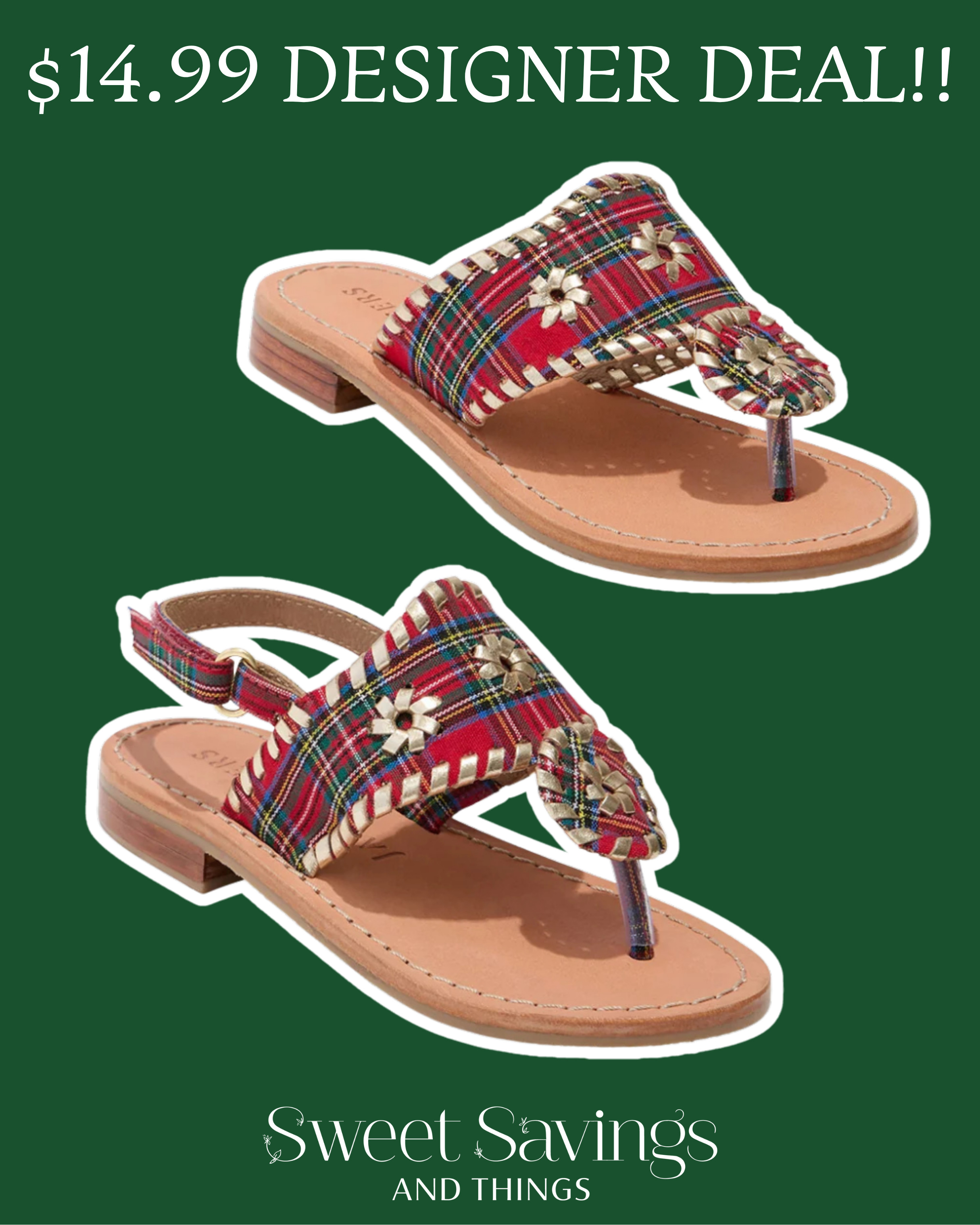 RUN!! Girls and toddler JR sandals on HUGE markdown! Perfect for warm weather holiday plans, these are going to go quick! 🩴 ❤️🎄 

 #LTKSeasonal #LTKSaleAlert #LTKKids