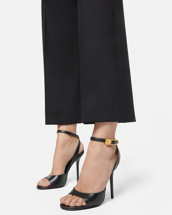 Safety Pin High Heel Sandals | Versace (US)