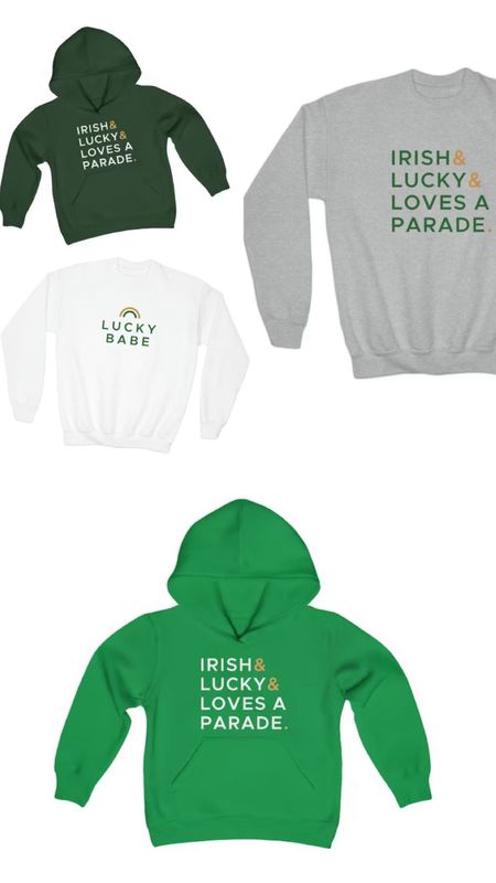 St Patrick’s day kids clothes / st. Patrick’s day sweatshirts for boys and st Patricks day tshirts for girls 

#LTKSeasonal #LTKkids